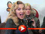 Madonna begrüßt ihre Fans in Berlin