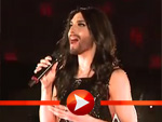 Conchita Wurst performt in Berlin