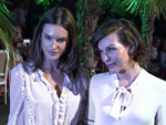 Milla Jovovich und Alessandra Ambrosio: Mit süßen Töchtern auf der Fashion Week!