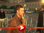 Justin Timberlake trifft auf der Bread & Butter in Berlin ein
