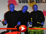 Die Blue Man Group in Wachs bei Madame Tussauds Berlin