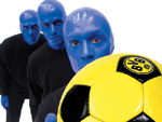 Die Blue Man Group: Rockt das Westfalen-Stadion!