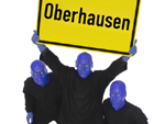 Auch Oberhausen wird Blau!: Die Blue Man Group kommt ins Ruhrgebiet