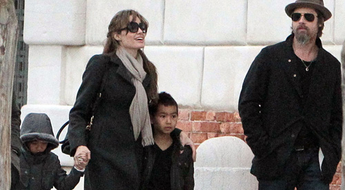 Angelina Jolie, Brad Pitt, Pax, Maddox