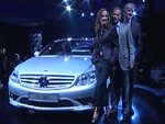 Mercedes feiert CL-Premiere: Til Schweiger solo und Katja Flint mit Sohn!