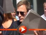 Daniel Craig, Harrison Ford und Olivia Wilde schreiben Autogramme in Berlin