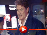 David Hasselhoff in Berlin gelandet