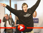 Andreas Gerlich als „Überraschungsgast“ bei der Echo-PK in Berlin