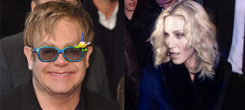 Elton John und Madonna (Foto: SuccoMedia, HauptBruch Gbr)