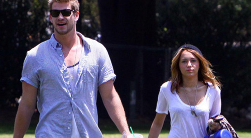 Miley Cyrus und Liam Hemsworth 