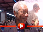 Morgan Freeman zur Premiere in  Berlin