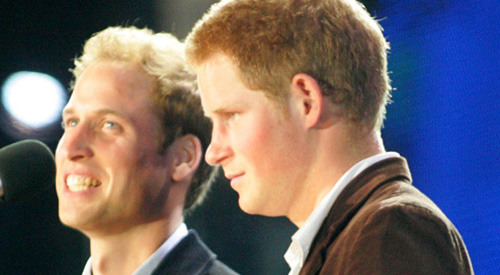 Prinz Harry und Prinz William 