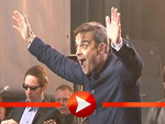 Robbie Williams scherzt mit den Fans