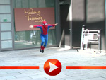 Spider-Man-Double: Schlägt spektakulären Salto