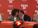 Will Smith küsst auf seinen Sohn Jaden