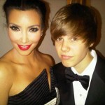 Justin Bieber mit Reality-Star Kim Kardashian