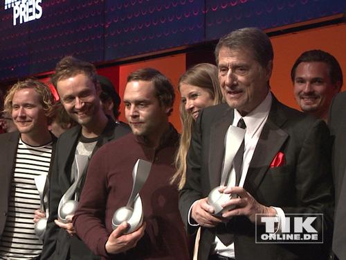Gruppenbild mit den Gewinnern des Musikautorenpreises 2014 in Berlin