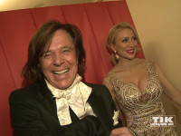 Gut gelaunte Gäste: Jürgen Drews und seine Frau Ramona beim Dresdener Semperopernball 2015