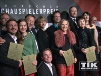 Gruppenbild vom Deutschen Schauspielerpreis 2014