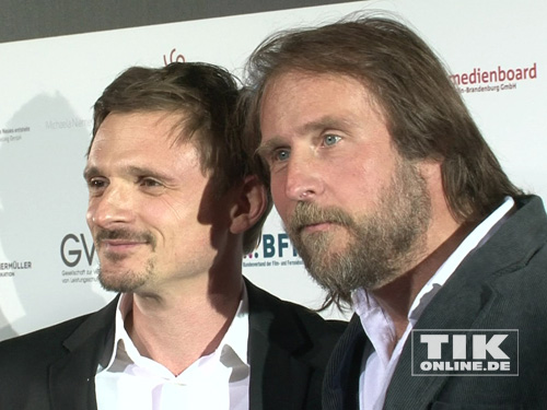 Bjarne Mädl und Florian Lukas beim Deutschen Schauspielerpreis 2014