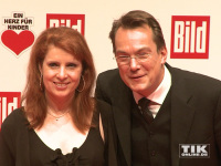 Monica Lierhaus und Lebenspartner Rolf Hellgardt bei "Ein Herz für Kinder 2014"