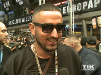 Rapper Haftbefehl bei der Premiere von "Straight Outta Compton" in Berlin