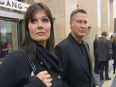 Franziska Van Almsick Und Jurgen B Harder Auf Der Boss Modenschau Wahrend Der Berlin Fashion Week 2008 Tikonline De