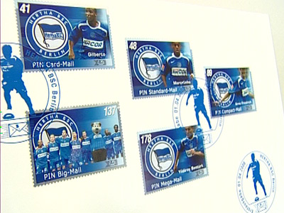 Die Hertha BSC Briefmarken
