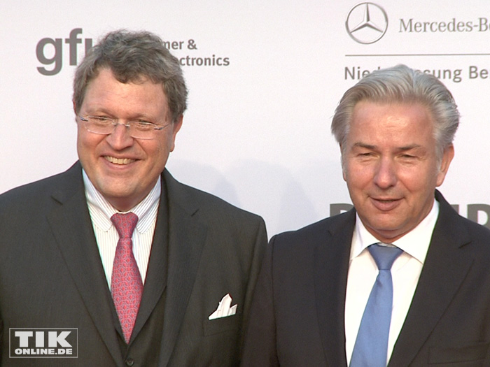 Klaus Wowereit mit Reinhard Zinkann