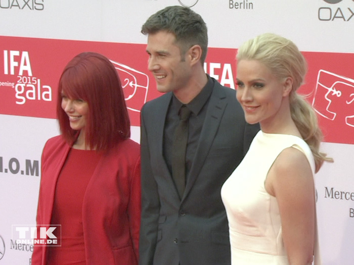 Miss IFA, Jochen Schropp und Judith Rakers bei der IFA Opening Gala 2015 in Berlin