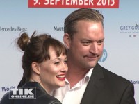 Christian Kahrmann mit Freundin bei der Medianight 2013 in Berlin