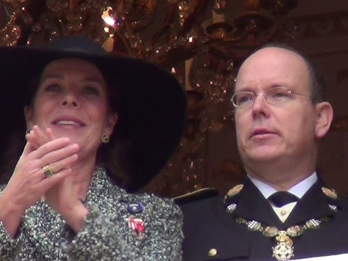 Prinzessin Caroline und Fürst Albert von Monaco