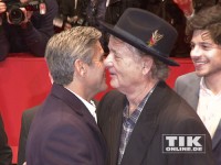 George Clooney hat Spaß mit Bill Murray auf der Berlinale-Premiere von "Monuments Men"