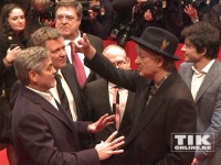 George Clooney und Bill Murray haben sich auf der Berlinale-Premiere von "Monuments Men" einiges zu erzählen