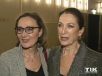 Eleonore Weisgerber und Daniela Ziegler bei der "Elisabeth"-Musical-Premiere in Berlin