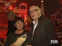 Karl Dall kam mit seiner Frau Barbara zur Premiere des Roncalli Weihnachtscircus 2014