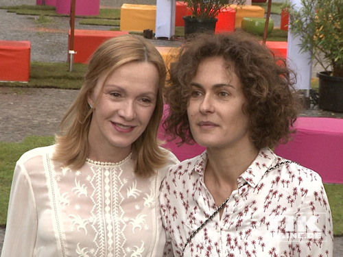 Katja Flint und Marie-Lou Sellem beim Produzentenfest 2014