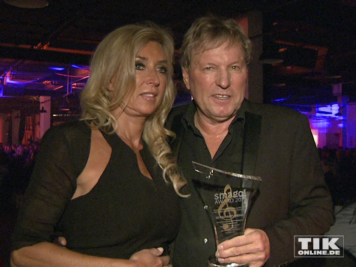 Bernhard Brink und seine Ehefrau Ute bei den Smago Awards in Berlin
