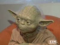 Wachsabbild von Yedi-Meister Yoda bei der "Star Wars"-Ausstellung bei Madame Tussauds in Berlin