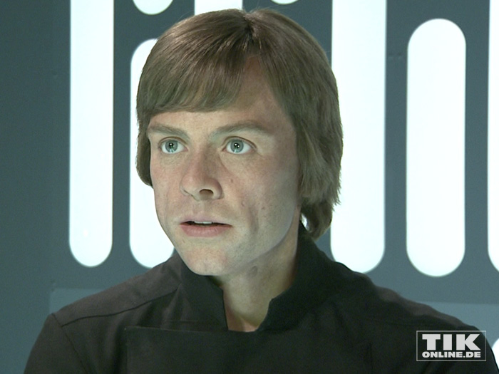 Die Wachsfigur von Luke Skywalker bei der "Star Wars"-Ausstellung bei Madame Tussauds in Berlin