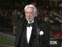 Donald Sutherland bei der "Die Tribute von Panem - Mockingjay 2"-Premiere in Berlin